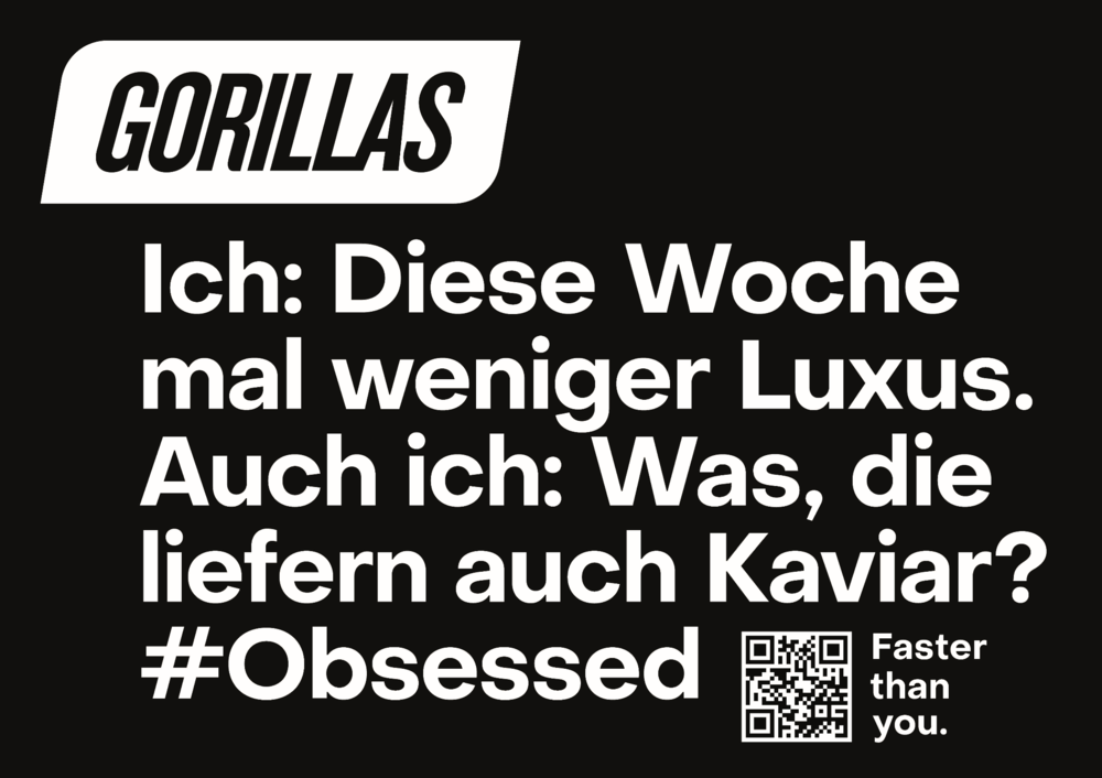 Was, die liefern auch Kaviar?