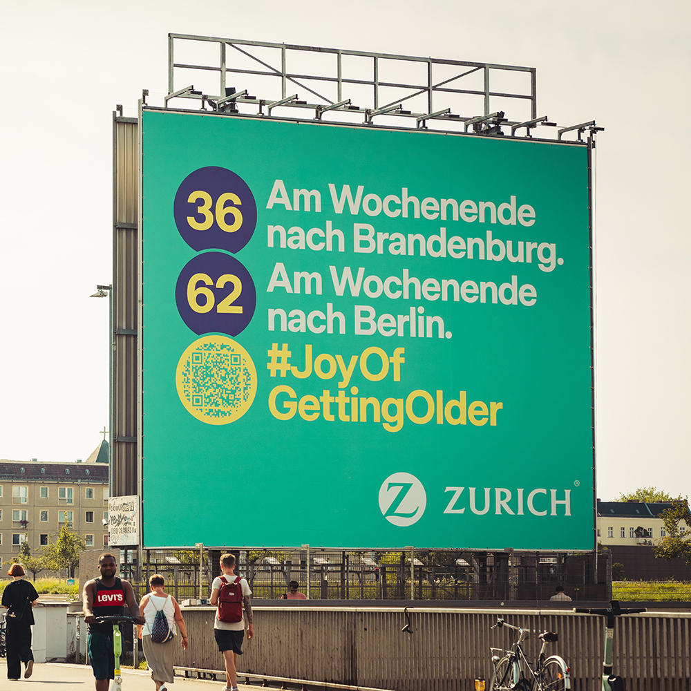 Zurich Großfläche: Am Wochenende nach Brandenburg.