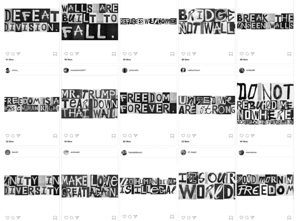 Voice of the Wall — Instagram-Posts der Community